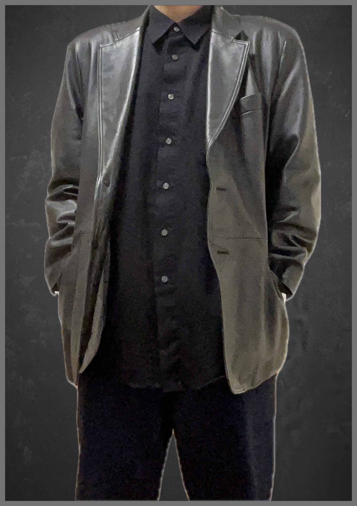 渋いヴィンテージレザージャケット International Voguerの魅力と着こなし